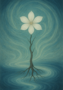 Xieyi・The Rootless Tree:100 Verses-Verse 62#565– Daoist-inspired Xieyi painting artwork