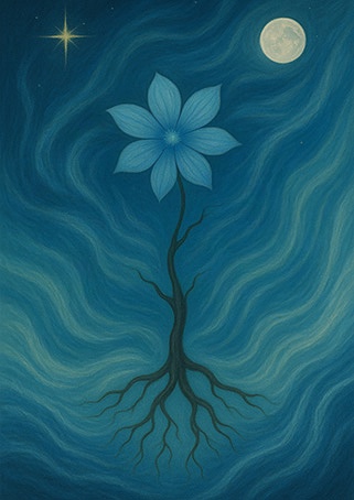 Xieyi・The Rootless Tree:100 Verses-Verse 63#569– Daoist-inspired Xieyi painting artwork