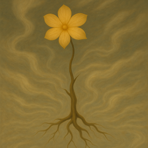 Xieyi・The Rootless Tree:100 Verses-Verse 64#507– Daoist-inspired Xieyi painting artwork