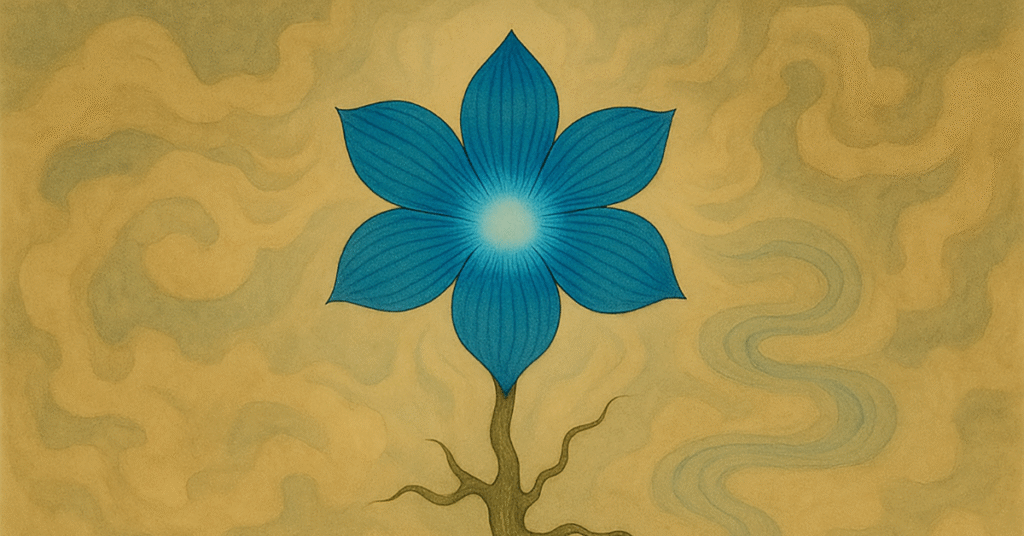 写意画・無根樹100首-第66首#424の拡大イメージ