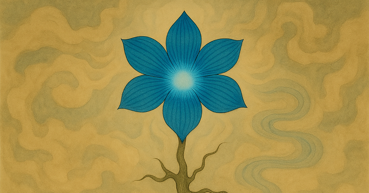 Rootless_Tree_100Verses#66・Enlarged image of the painting