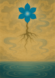 Xieyi・The Rootless Tree:100 Verses-Verse 66#431– Daoist-inspired Xieyi painting artwork