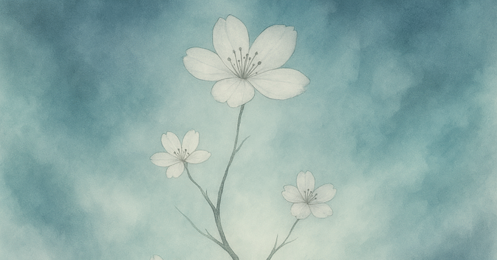 写意画・無根樹100首-第68首#395の拡大イメージ