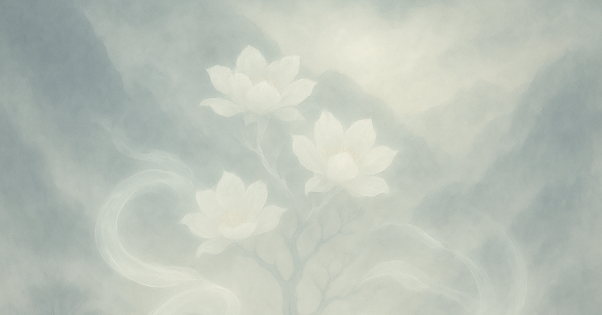 写意画・無根樹100首-第75首#519の拡大イメージ