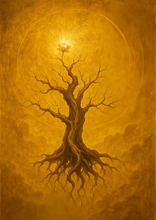 Xieyi・The Rootless Tree:100 Verses-Verse 81#571– Daoist-inspired Xieyi painting artwork