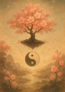 Xieyi・The Rootless Tree:100 Verses-Verse 82#330– Daoist-inspired Xieyi painting artwork