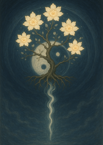 Xieyi・The Rootless Tree:100 Verses-Verse 91#439– Daoist-inspired Xieyi painting artwork