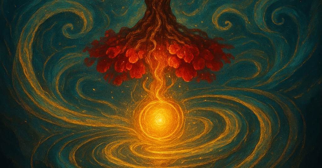 写意画・無根樹100首-第95首#394の拡大イメージ