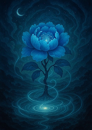 Xieyi・The Rootless Tree:100 Verses-Verse 95#499– Daoist-inspired Xieyi painting artwork