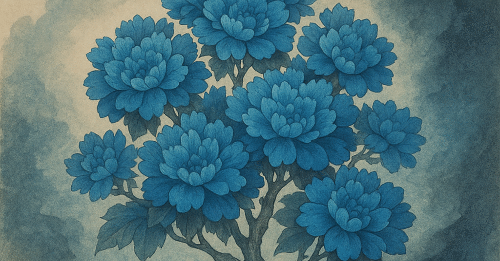 写意画・無根樹100首-第96首#334の拡大イメージ