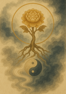 Xieyi・The Rootless Tree:100 Verses-Verse 100#403– Daoist-inspired Xieyi painting artwork