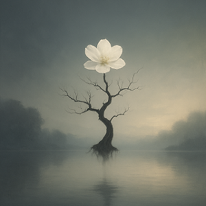 Xieyi・The Rootless Tree:100 Verses-Outer Verse 1#544– Daoist-inspired Xieyi painting artwork