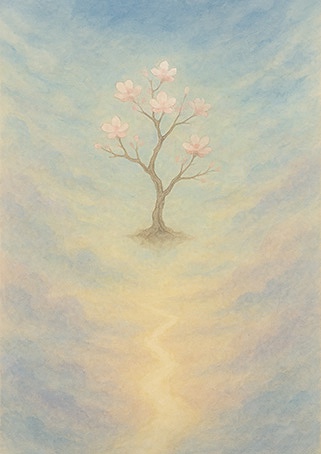 Xieyi・The Rootless Tree:100 Verses-Outer Verse 3#448– Daoist-inspired Xieyi painting artwork