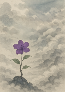 Xieyi・The Rootless Tree:100 Verses-Outer Verse 4#353– Daoist-inspired Xieyi painting artwork