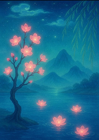 Xieyi・The Rootless Tree:100 Verses-Outer Verse 5#484– Daoist-inspired Xieyi painting artwork