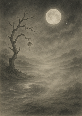 Xieyi・The Rootless Tree:100 Verses-Outer Verse 6#432– Daoist-inspired Xieyi painting artwork