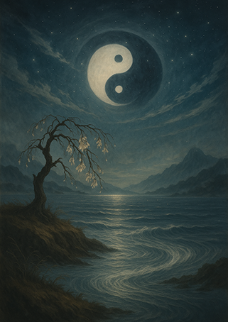 Xieyi・The Rootless Tree:100 Verses-Outer Verse 6#481– Daoist-inspired Xieyi painting artwork