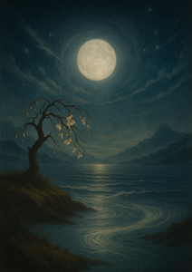 Xieyi・The Rootless Tree:100 Verses-Outer Verse 6#556– Daoist-inspired Xieyi painting artwork