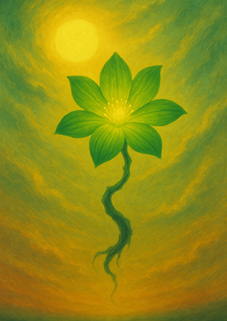 Xieyi・The Rootless Tree:100 Verses-Outer Verse 8#577– Daoist-inspired Xieyi painting artwork