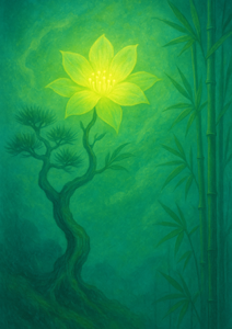 Xieyi・The Rootless Tree:100 Verses-Outer Verse 8#593– Daoist-inspired Xieyi painting artwork