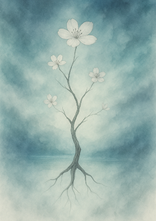 mugoku.comTOPpage用画像Rootless_Tree_100Verses#68/写意画・無根樹100首-第68首#572