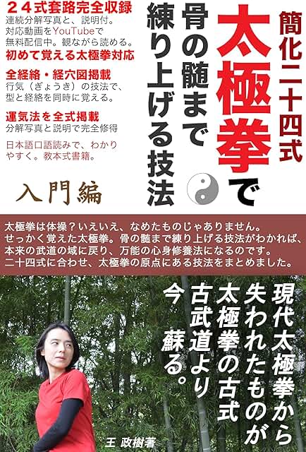 簡化２４式太極拳で骨の髄まで練り上げる技法・表紙画像